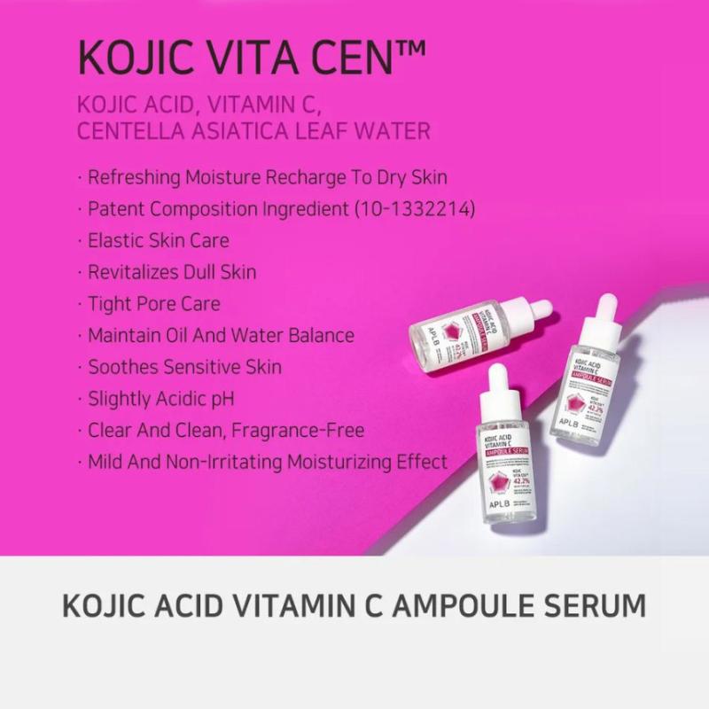 APLB Kojic Acid Vitamin C Ampoule Serum 40ml